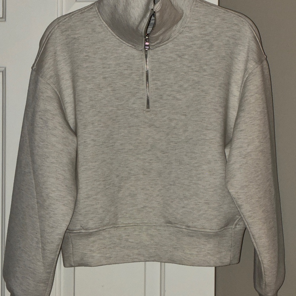 Set - Bounce Fleece Half-Zip Pullover Sweatshirt Sz XS matching sweat pant Sz S - Picture 4 of 16